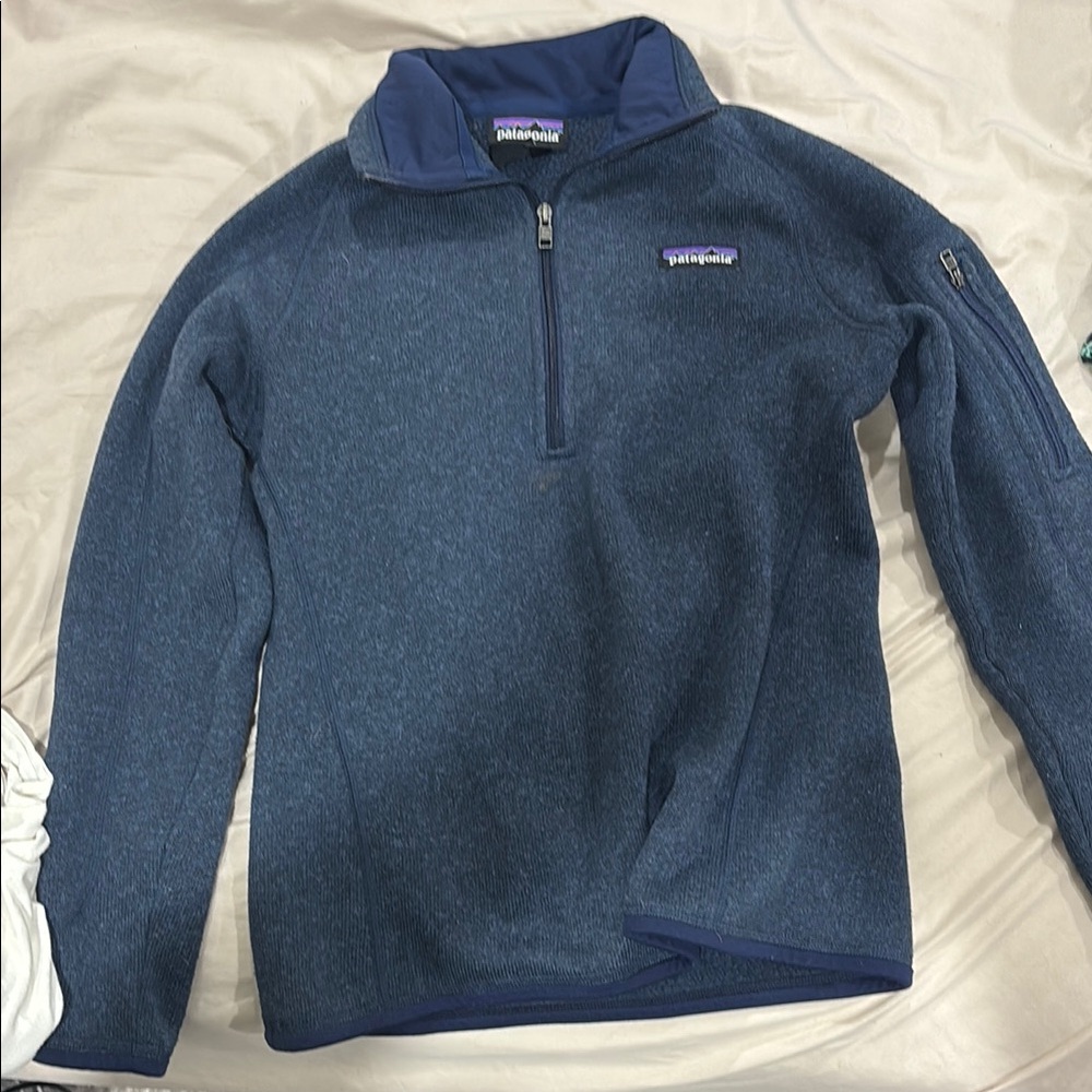 Patagonia Navy Blue Fleece Pullover